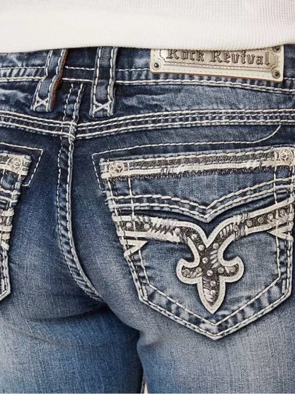 🌺ROCK REVIVAL BORIS easy straight jeans 🌺